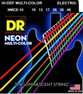 Juego Cuerdas Eléctrica DR Neon Multi-Color NMCE-10