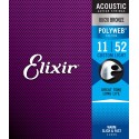 Elixir 11025 Polyweb 11-52 acoustic guitar strings
