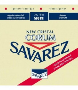 Juego cuerdas clásica Savarez Corum New Cristal roja 500CR