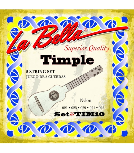 Juego cuerdas timple La Bella TIM10