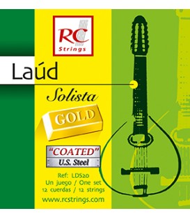 Juego cuerdas laud Royal Classics solista gold LDS20