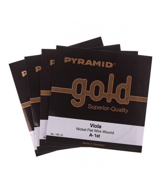 Juego cuerdas viola Pyramid gold 140100