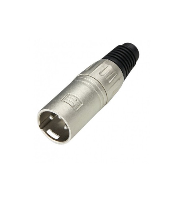 Adam Hall connector XLR Plug male silver 7899
