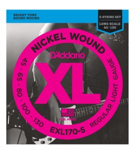 Daddario EXL170-5 Bass Strings 45-130 (5 strings)