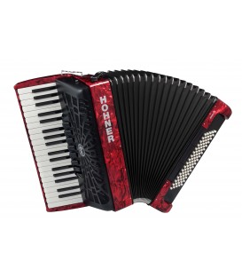 Hohner Bravo III 80 bass red accordion