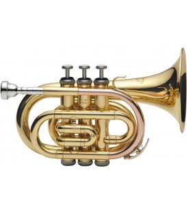 Trompeta de bolsillo J. Michael TR350 Lacada